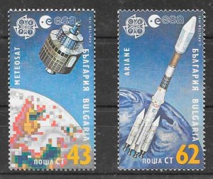 colección sellos tema Europa Bulgaria 1991