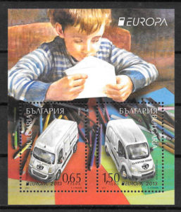 filatelia colección Europa Bulgaria 2013