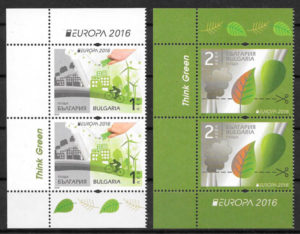 colección sellos Europa Bulgaria 2016