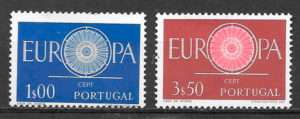 sellos Europa Portugal 1960