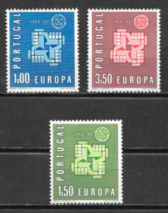 sellos Europa Portugal 1961