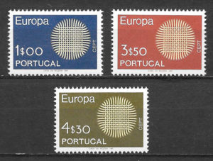 filatelia Europa Portugal 1969