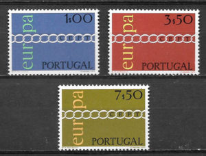 filatelia Europa Portugal 1971