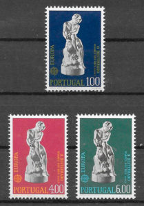 filatelia colección Europa Portugal 1974