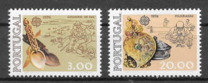 colección sellos Europa Portugal 1976