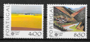 colección sellos Europa Portugal 1977