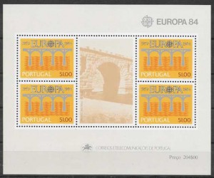 colección filatelia 1984 Tema Europa Portugal