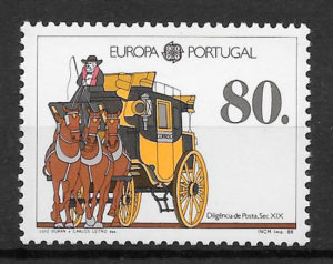 sellos Europa Portugal 1988