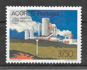 filatelia tema Europa Azores 1983