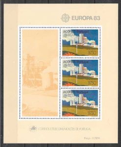 filatelia tema Europa Azores 1983