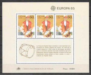 filatelia colección tema Europa Azores 1985