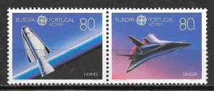 filatelia colección tema Europa Azores 1991