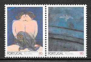 colección sellos tema Europa 1993 Azores