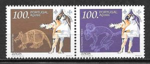 colección sellos tema Europa Azores 1994