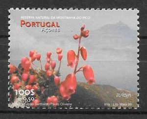 filatelia colección tema Europa Azores 1999