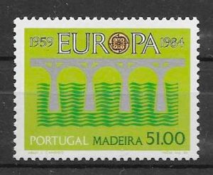 filatelia tema Europa Madeira 1984