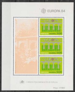 filatelia tema Europa 1984