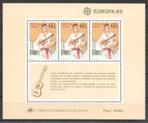 filatelia colección tema Europa Madeira 1985