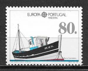 sellos tema Europa Madeira 1988