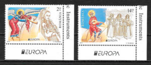 colección sellos Europa Rumanía 2014