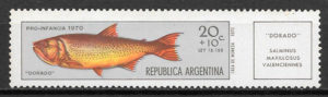 filatelia fauna Argentina 1970