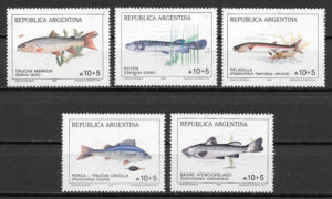 filatelia fauna Argentina 1989