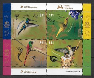 filatelia colección fauna Argentina 2016