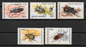 filatelia coleccion fauna Rumania 1996