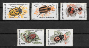 filatelia coleccion fauna Rumania 1996