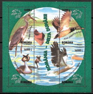 filatelia coleccion fauna Rumania 2003