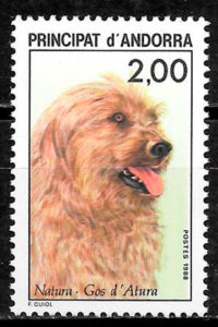 filatelia perros Andorra Francesa 1988