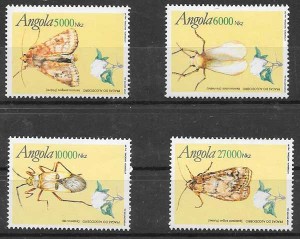 colección sellos fauna 1994 Angola