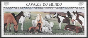 sellos fauna Angola 1997