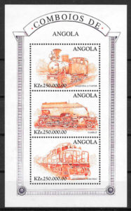 selos trenes Angola 1997