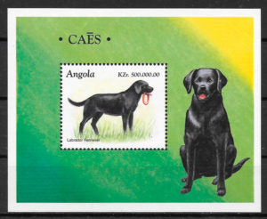 filatelia perros 1998 Angola