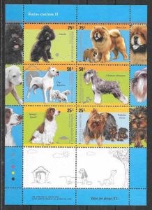 colección sellos gatos y perros Argentina 2006