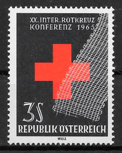 selos cruz roja Austria 1965