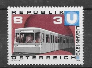 transporte ferroviario Austria 1978