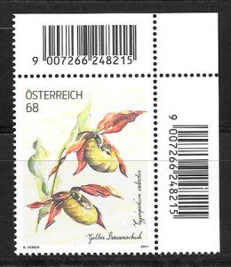 filatelia colección flora Austria 2017