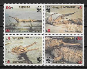 sellos fauna wwf Bangladesh 1995