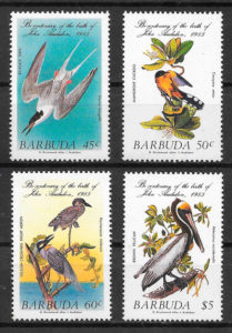 colección sellos fauna Barbuda 1985