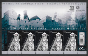 coleccion sello trenes Belgica 2014