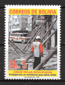 sellos cruz roja Bolivia 2006