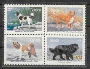 sellos perros Canada 1988