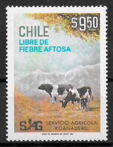 sellos fauna Chile 1981