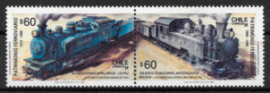 selos trenes Chile 1988