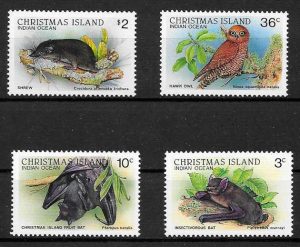 sellos fauna Christmas Island 1987