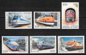 sellos trenes Congo 1999