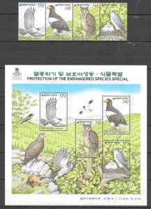 sellos fauna Corea del Sur 1999