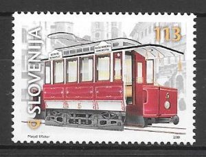 sellos trenes Eslovenia 2001